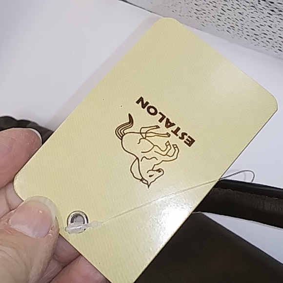 ESTALON Leather Duffle bag - Picture 6 of 7